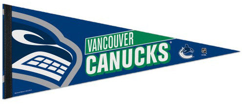 Bandiera Da Giardino Double Sided NHL - Vancouver Canucks, 31.8x45.7 Cm, Poliestere, Doppia Faccia