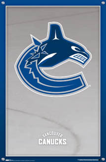 Vancouver Canucks Official NHL Hockey Team Logo Poster - Costacos Sports