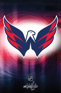 Washington Capitals Official NHL Hockey Logo Poster - Costacos Sports