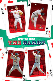 St. Louis Cardinals "It's In the Cards" Poster - Costacos 2006