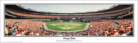 St. Louis Cardinals Busch Stadium "Home Run" (1996) Panoramic Poster Print - Everlasting Images