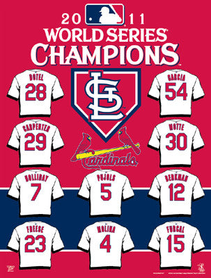 St. Louis Cardinals ALL-TIME GREATS 20x24 POSTER Print - OZZIE, Musial,  Gibson++
