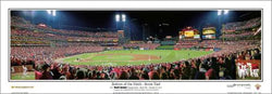 St. Louis Cardinals "Bottom of the 9th" (WS Game 6/7) Busch Stadium Panoramic Print - Everlasting