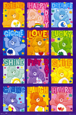 The Care Bears "Happy Dozen" Children's Wall Poster - Trends International