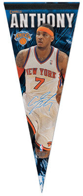 Carmelo Anthony "Signature" Knicks 2012 Premium Felt Collector's Pennant - Wincraft