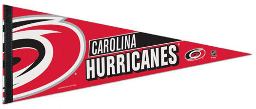 WinCraft Carolina Hurricanes 12 x 30 Mascot Premium Pennant