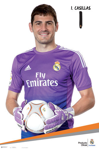 Iker Casillas "Superstar" Real Madrid CF Official La Liga Soccer Poster - G.E. (Spain)