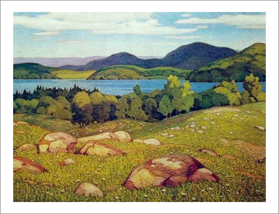 Haliburton Ontario Landscape c.1939 Canadian Wilderness Art by A.J. Casson Group of Seven Poster Print