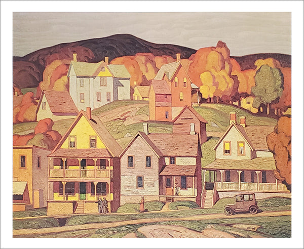 Parry Sound Townscape (1980) by A.J. Casson Group of Seven Poster Print