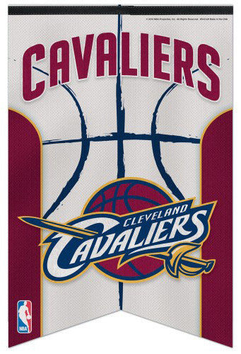 Cleveland Cavaliers Official NBA Basketball Team Logo Premium Felt Banner - Wincraft Inc.