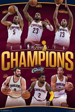 Cleveland Cavaliers 2016 NBA Champions Commemorative Poster - Trends Int'l.