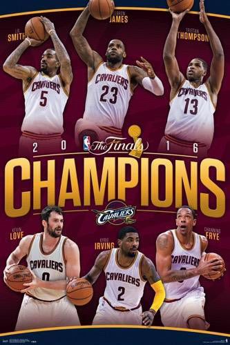 Photo posters Lebron James Kyrie Irving Kevin Love Cleveland Cavaliers  Basketball Limited Print 16x20#1