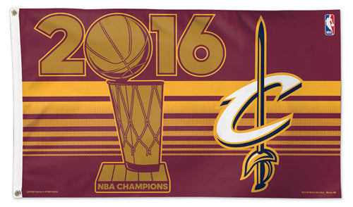 Cleveland Cavaliers 2016 NBA Champions Deluxe 3'x5' HUGE Banner Flag - –  Sports Poster Warehouse