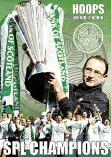 Glasgow Celtic "Champions 2002" SPL Soccer Poster - GB Posters