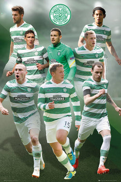 Celtic FC "Big Eight" (2014/15) EPL Soccer Action Poster - GB Eye (UK)