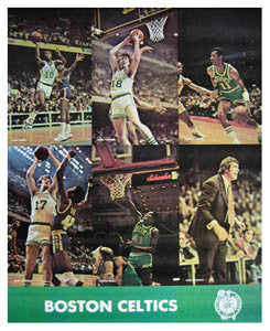 Boston Celtics "Action '77" - Marathon Graphics 1977