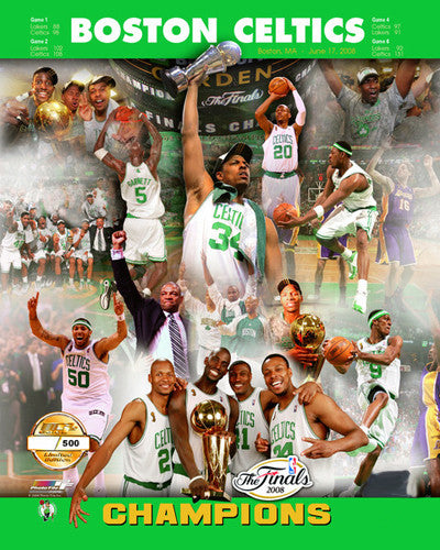 Boston Celtics 2008 NBA Champions Flag Playoffs championship