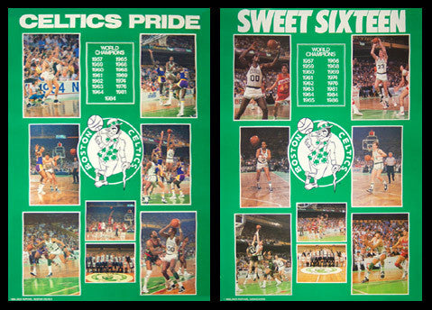 1981 Boston Celtics Larry Bird Converse Poster
