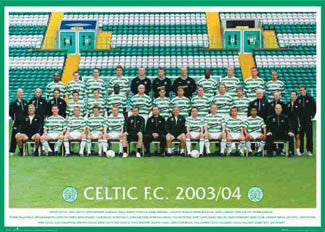 Glasgow Celtic Official Team Portrait 2003/04 - GB Posters