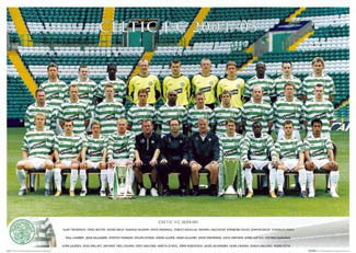 Celtic Football Season 2003/04 team photo (official product)