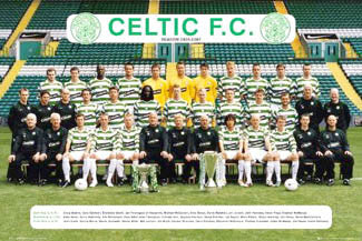 Glasgow Celtic Official Team Portrait 2006/2007 - GB Posters