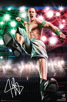 John Cena "BOOM!" WWE Wrestling Poster - Costacos 2010