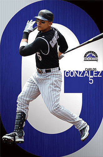 Carlos Gonzalez "Big G" Colorado Rockies Poster - Costacos 2011