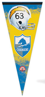 San Diego Chargers Classic AFL Style Extra-Large Premium Felt Pennant
