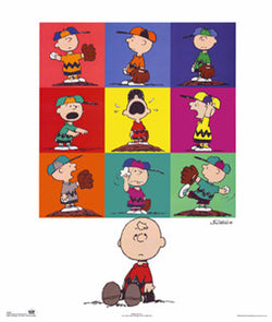 Peanuts Charlie Brown Baseball Collage - OSP Publishing