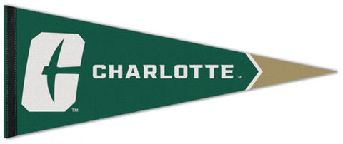 Charlotte Forty-Niners Official NCAA Premium Felt Collector's Pennant - Wincraft Inc.
