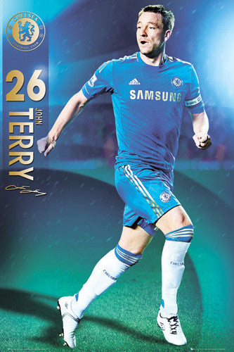 John Terry "Signature" Chelsea FC Action Poster - GB Eye 2012/13