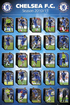 Chelsea FC "Action Squad" (2010/11) Poster - GB Eye Inc.