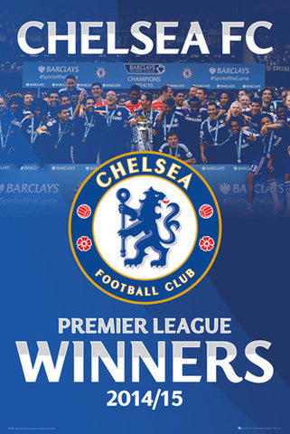Chelsea FC Premier League Winners 2014/15 Official Commemorative Poster - GB Eye (UK)
