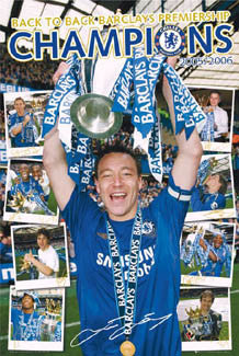 Chelsea FC EPL Champions 2006 "Signatures" Commemorative Poster - GB Posters