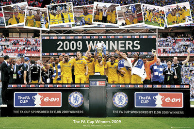 Chelsea FC 2009 FA Cup Winners Commemorative Poster