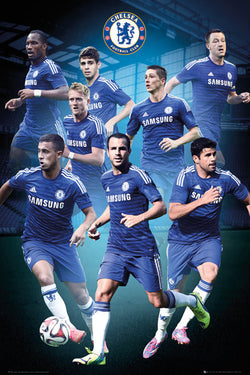 Chelsea FC "Super Eight" (2014/15) Official EPL Soccer Poster - GB Eye (UK)