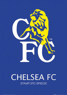 Chelsea FC Club Badge Classic Team Logo (1986-2004) Poster - GB Posters
