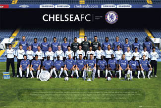 Chelsea FC Official Team Portrait 2005/06 Poster - GB Posters – Sports ...