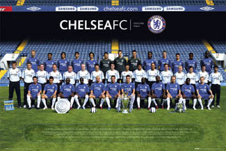 Chelsea FC Official Team Portrait 2005/06 Poster - GB Posters