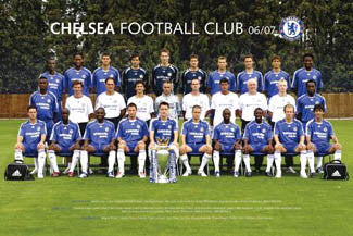 Chelsea FC Official Team Portrait 2006/07 Poster - GB Posters