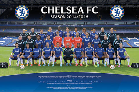 Chelsea FC Official Team Portrait 2014/15 Soccer Poster - GB Eye (UK)
