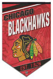 Chicago Blackhawks NHL Hockey Premium Felt Banner - Wincraft Inc.