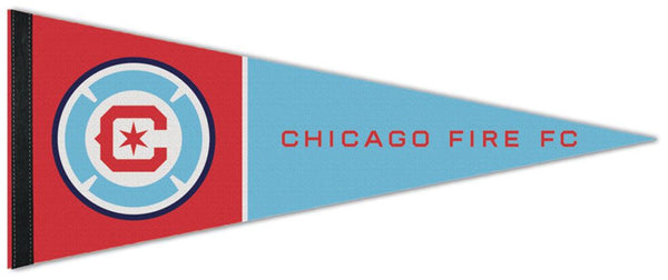 Chicago Fire FC Official MLS Soccer Team Logo Premium Felt Collector's Pennant - Wincraft