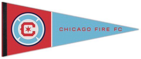 Chicago Fire FC Official MLS Soccer Team Logo Premium Felt Collector's Pennant - Wincraft