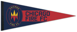 Chicago Fire FC Soccer Official MLS Soccer Team Logo Premium Felt Collector's Pennant - Wincraft