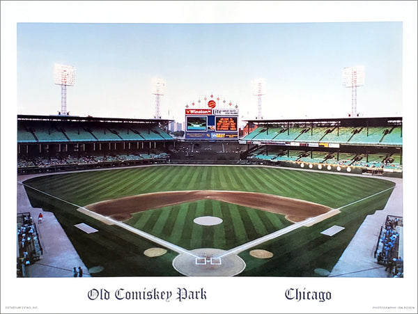 Chicago White Sox Old Comiskey Park Poster Print - Stadium Views 1990 –  Sports Poster Warehouse