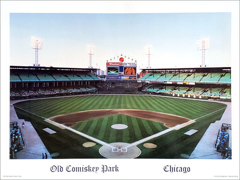 Chicago White Sox Old Comiskey Park Poster Print - Stadium Views