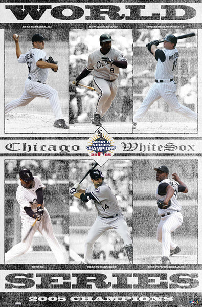 CHICAGO WHITE SOX WIN THE 2005 WORLD SERIES 19”x13” COMMEMORATIVE POSTER