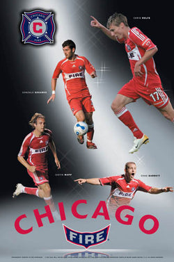 Chicago Fire "Superstars 2007" MLS Soccer Poster - S.E.