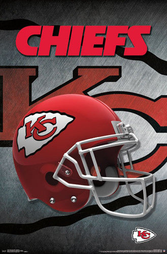 chiefs football helmets NFL Kansas City Chiefs - Helmet Poster